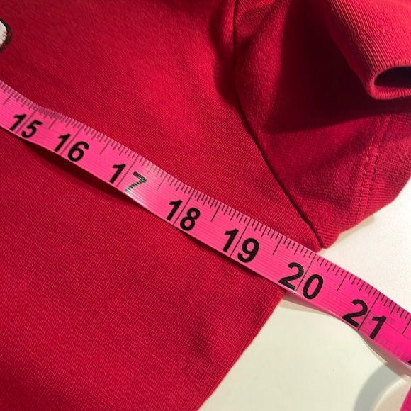 PENDLETON ROUND-UP tee-Cotton red short sleeve logo V-Neckline Sz L - Picture 11 of 12